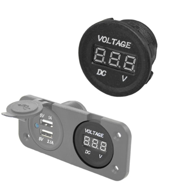Afficheur voltage batterie 10/30V 