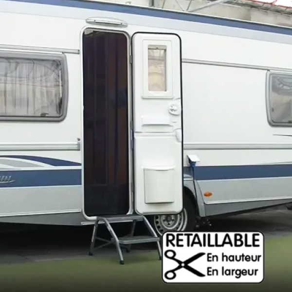 Moustiquaire de porte retaillable 185 x 65 cm 