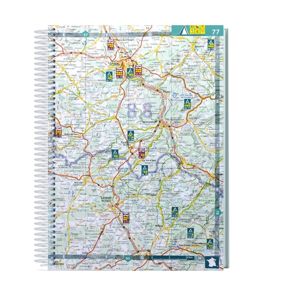 Atlas routier et touristique Michelin France CAMPING-CAR et VAN