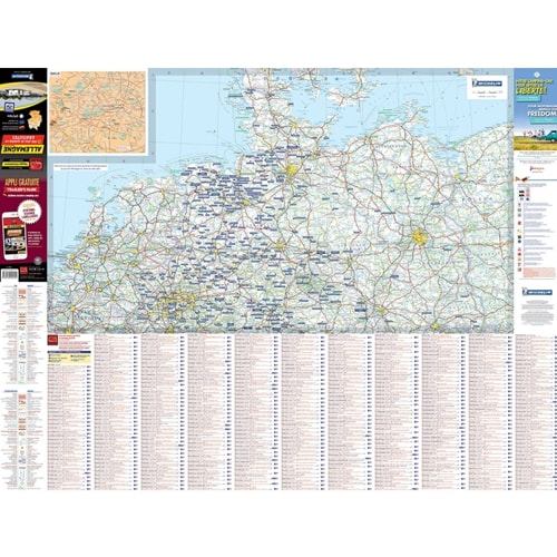 Carte ALLEMAGNE Aires de CC gratuites