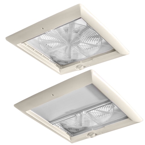 Lanterneau Thule Vent 40 Blanc avec ventilateur 12V 