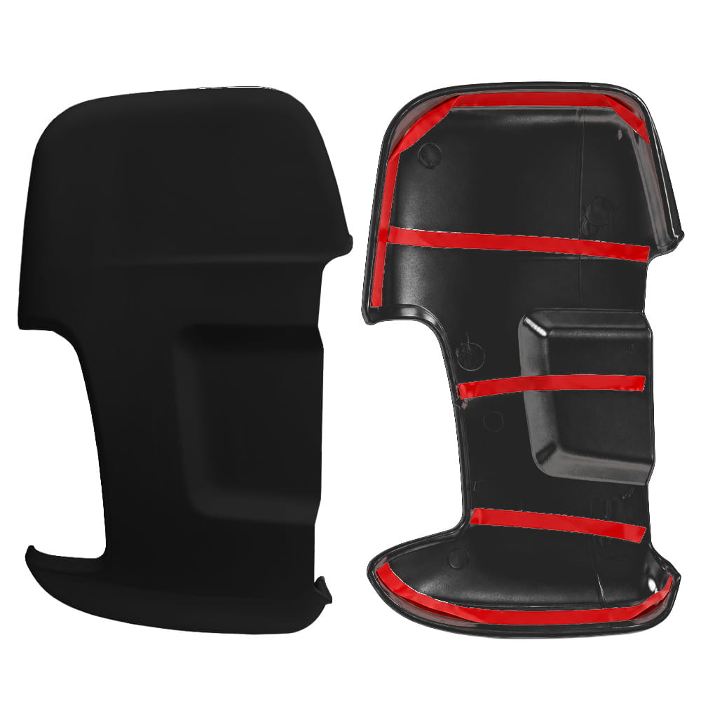 Coques r�tros Noires HTD Camping-Car Ford Transit apr�s 2014
