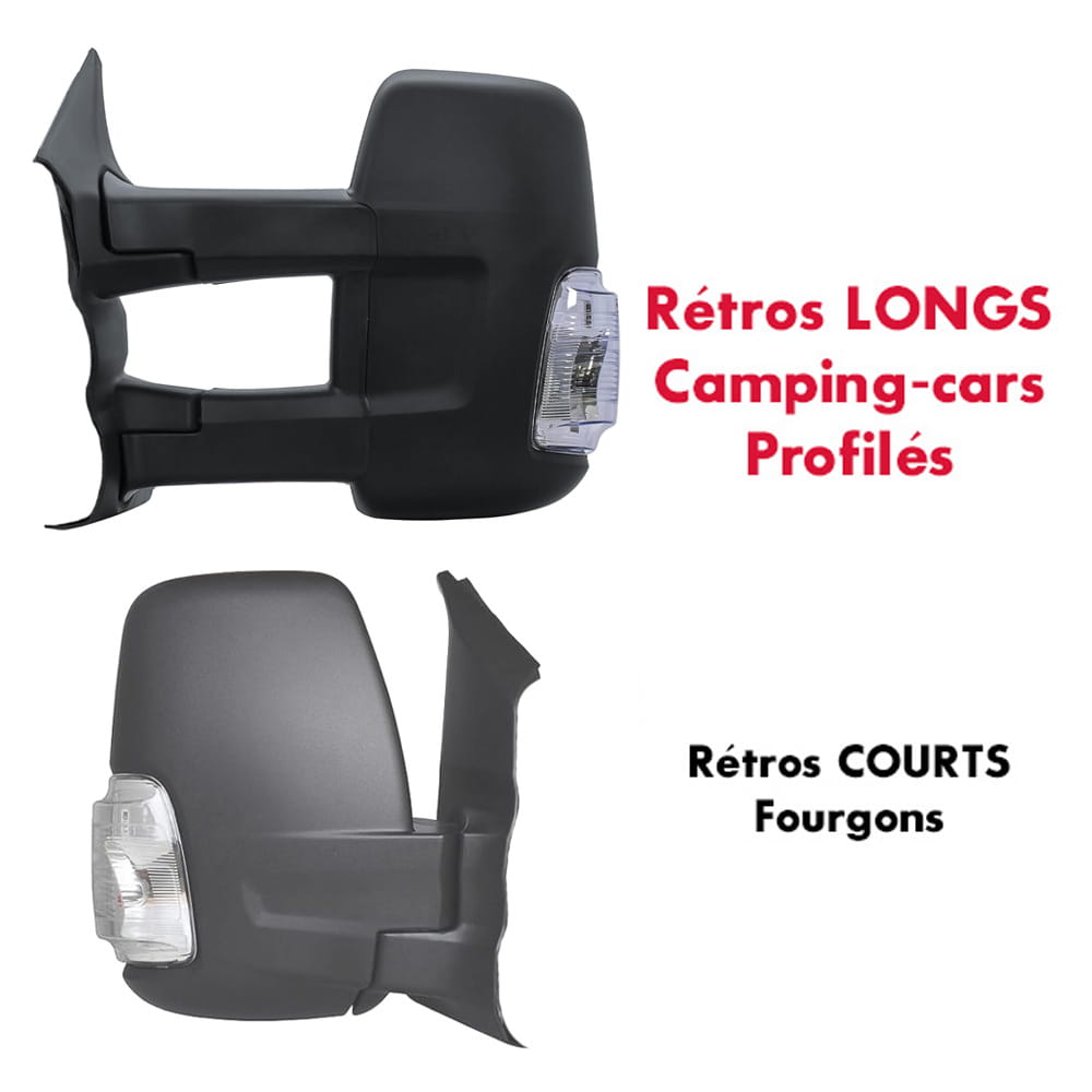 Coques r�tros Blanches HTD Camping-Car Ford Transit apr�s 2014
