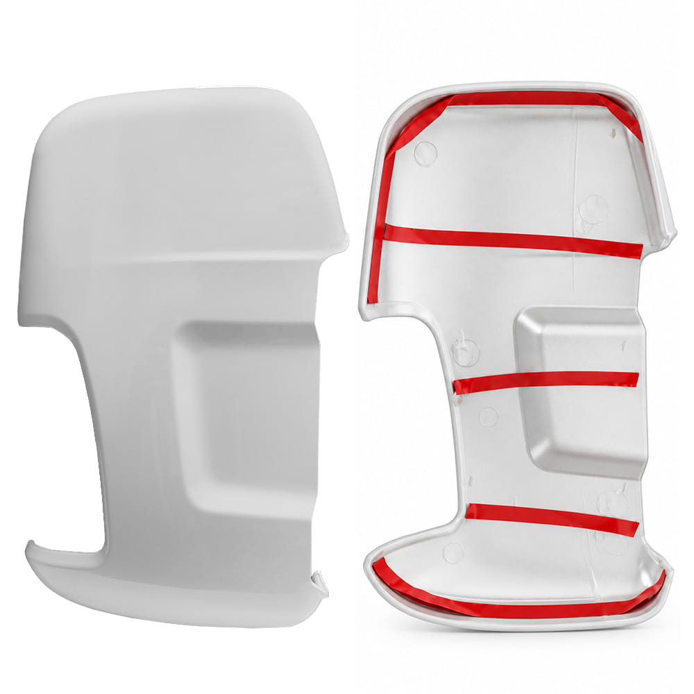 Coques r�tros Blanches HTD Camping-Car Ford Transit apr�s 2014