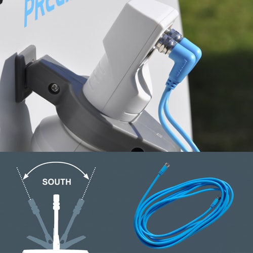 Antenne Satellite PRECISION 65 sur trpied
