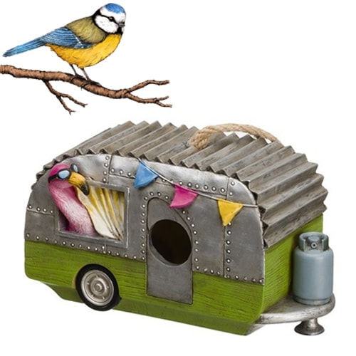 Cabane  oiseaux Caravan Flamingo
