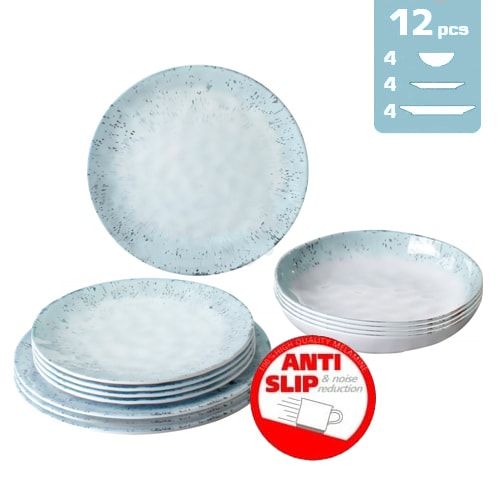 Service de table en mélamine BRUNNER Cosmic 16 pièces