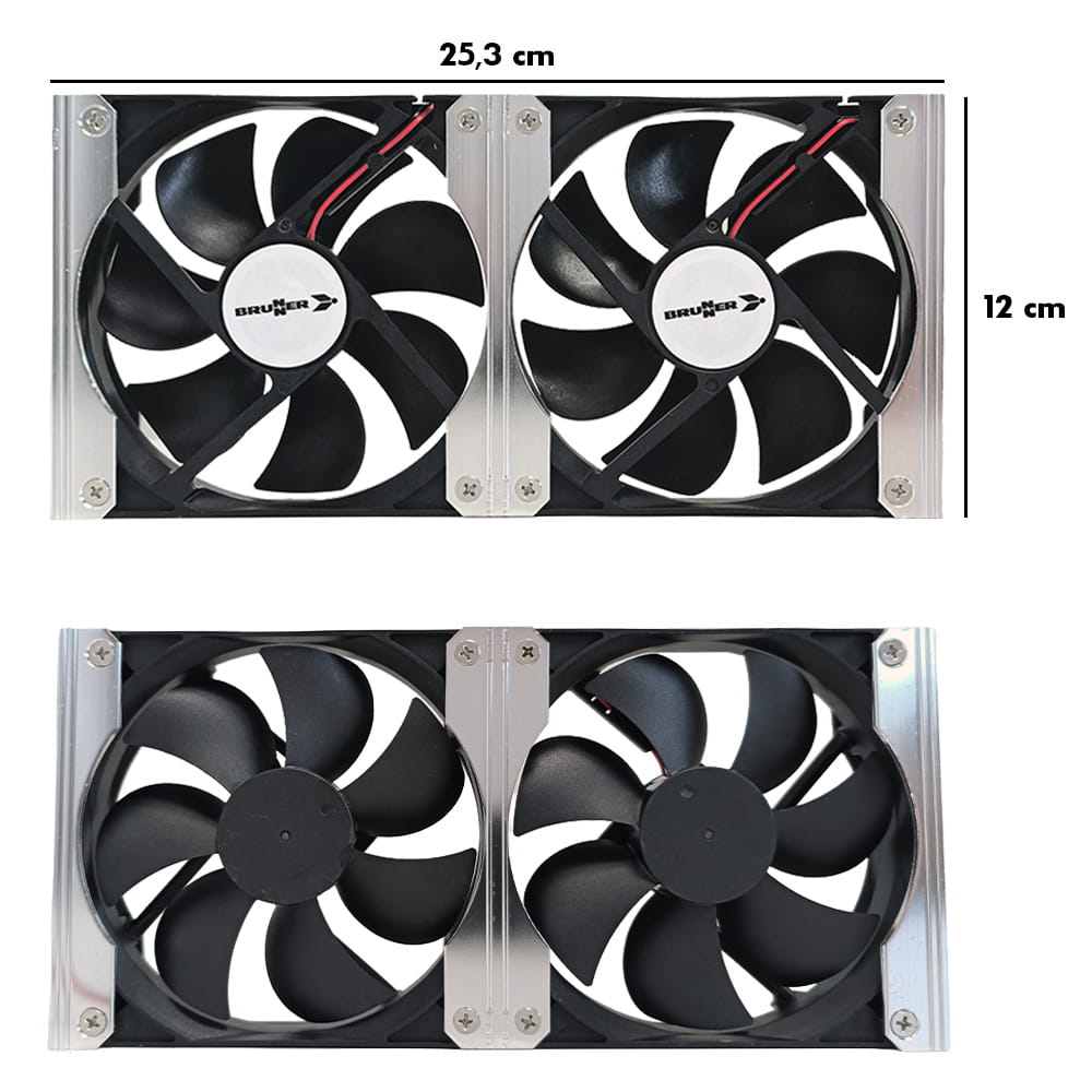 Ventilateur de r�frig�rateur Vento NG120 BRUNNER