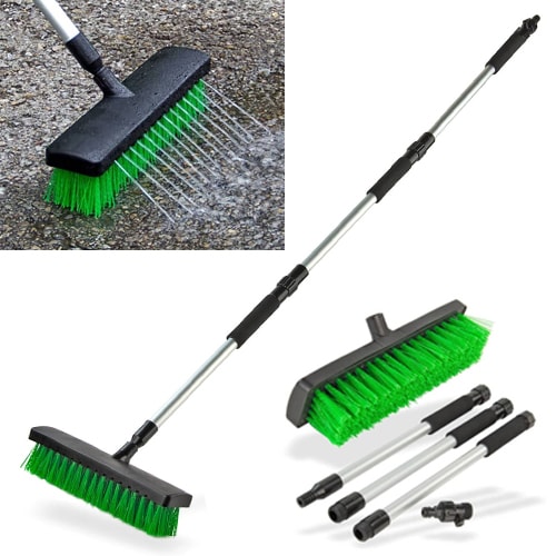 Balai de lavage 1m50 avec robinet et jet d'eau