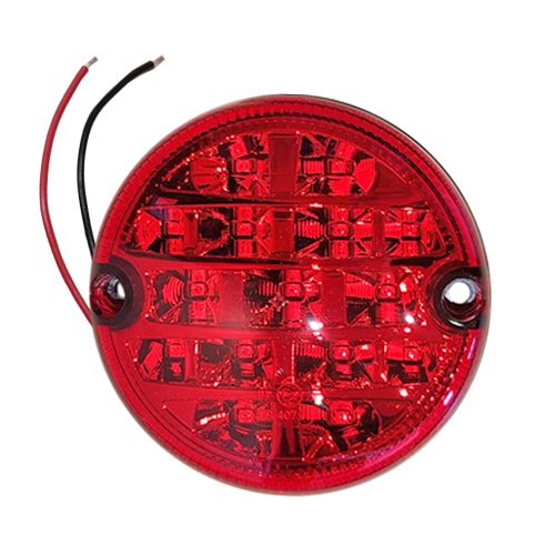 Feux Antibrouillard Arrière LED Rouges Pour Remorque - Lot De 2 - 12V - Étanche IP65 - Pour Camion, Caravane, Quad - Homologation E11