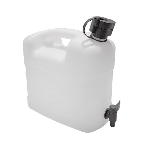 Jerrican 10 L alimentaire avec robinet et verseur 