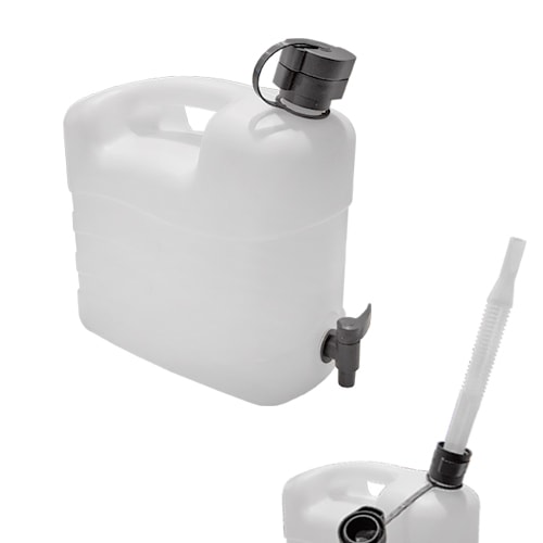 Jerrican 10 L alimentaire avec robinet et verseur 