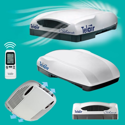 DualClima 12500H TELAIR - clim de toit 3100 W camping-car & caravane - H2R  Equipements