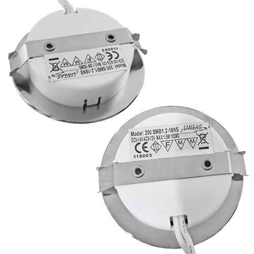 Spot 18 LED 12V 1W2 65mm encastrable