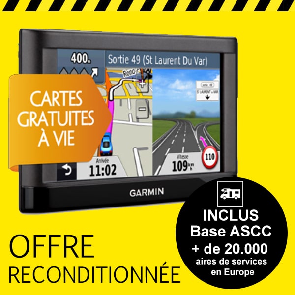 GPS GARMIN NUVI 42 LM RECONDITIONNÉ Europe pour Camping-car