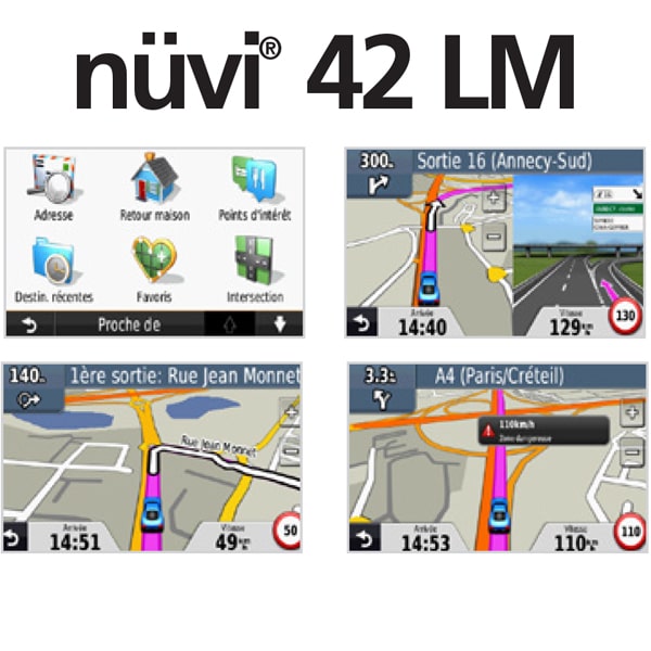 GPS GARMIN Nuvi 42 LM reconditionn