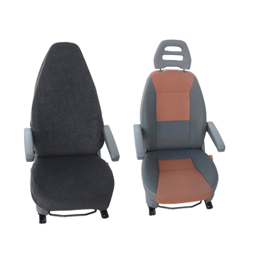 Housse sige camping-car noire Polyester 