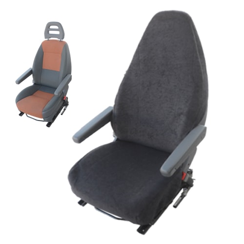 Housse sige camping-car noire Polyester 