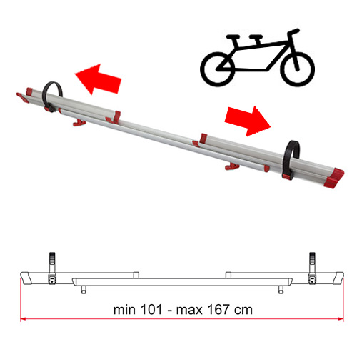 Rail Quick C Extensible FIAMMA Rouge