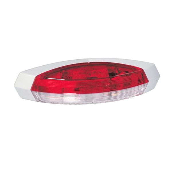 Feu gabarit latral gauche HELLA bicolore 122X40x28mm