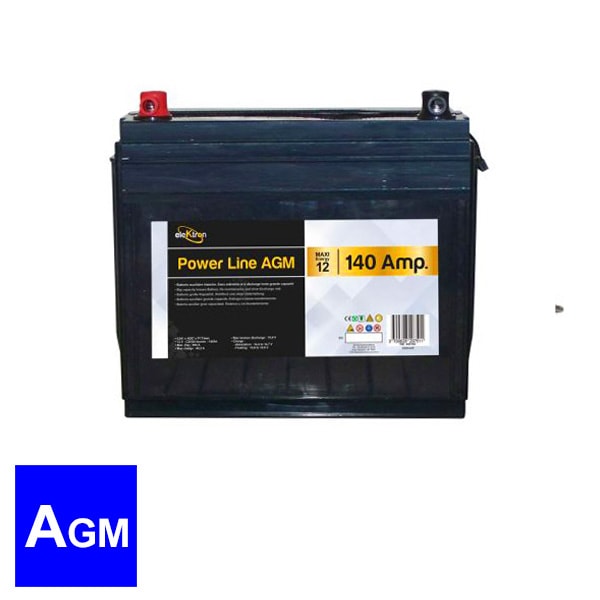 Batterie camping-car AGM à décharge lente POWERLIB