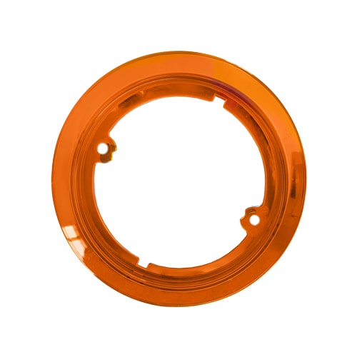 Enjoliveur Orange 123 mm pour feu arrire 