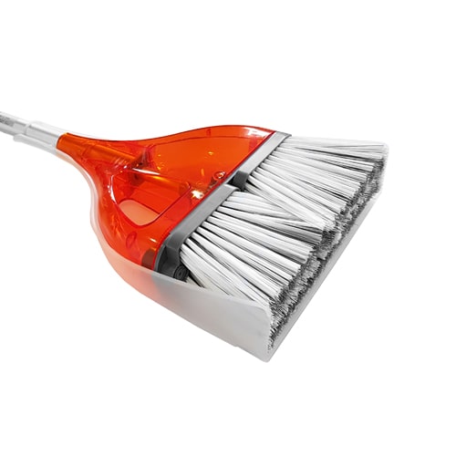 Balai avec brosse rtractable et pelle 