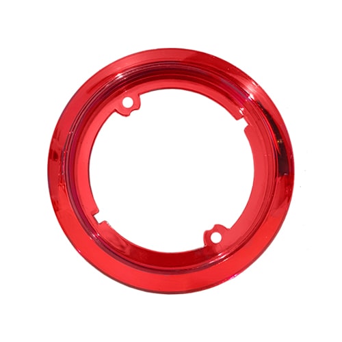 Enjoliveur Rouge 123 mm pour feu arrire 