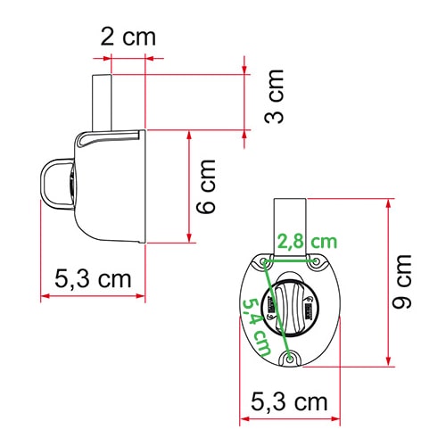 Serrures de scurit Safe Door Guardian FIAMMA - par 2