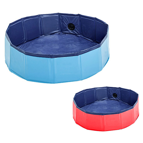 Piscine pliable pour animaux diam 80 x H 20 cm