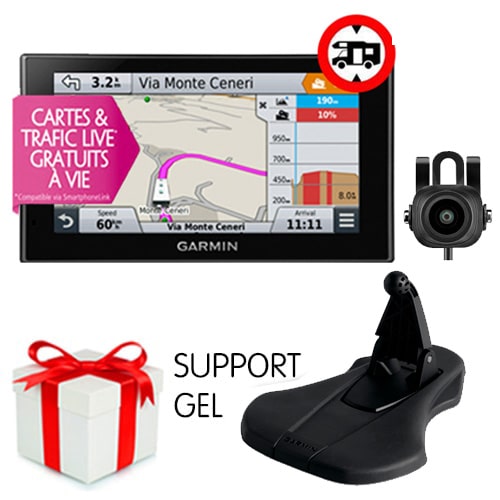 GPS Garmin Camper 660 LMT-D + Camra BC30 + Support GEL OFFERT