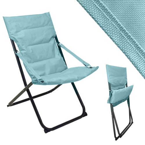 Fauteuil coquille pliant matelass