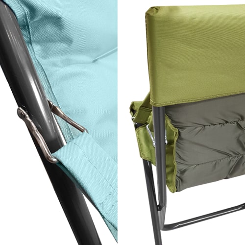 Fauteuil coquille pliant matelass