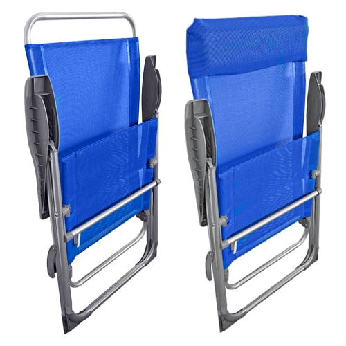 Fauteuil alu dossier Haut 5 positions