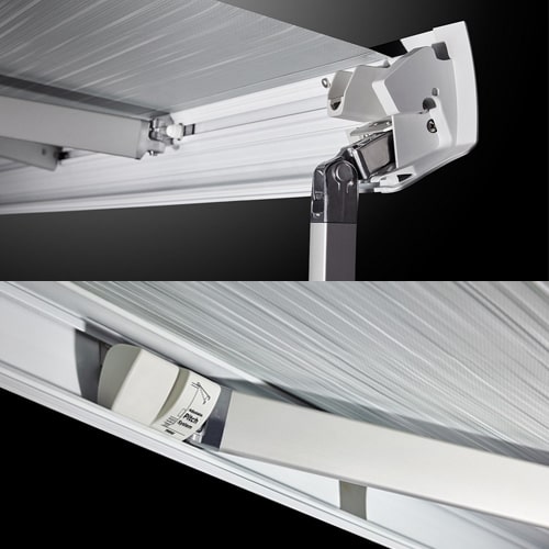 Store Thule Omnistor 5200 Blanc 4m50 Gris Mystic