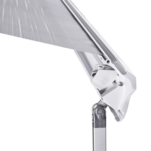 Store Thule Omnistor 6300 Blanc de 2m60  4,50m Toile Gris Mystic
