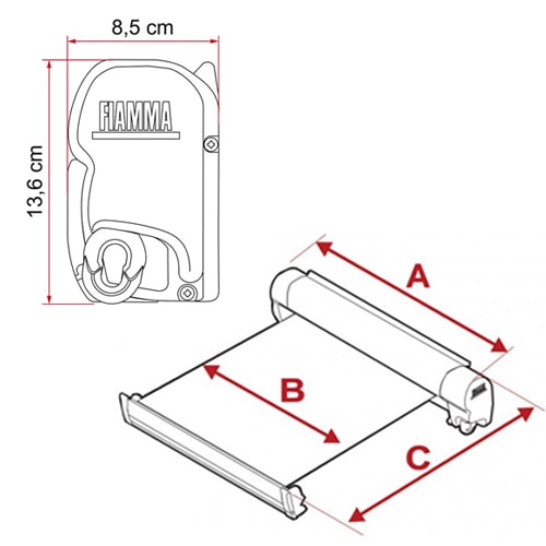 EXPLORER CLASSIC 400cm pour store FIAMMA F45S, F45i, F45Ti