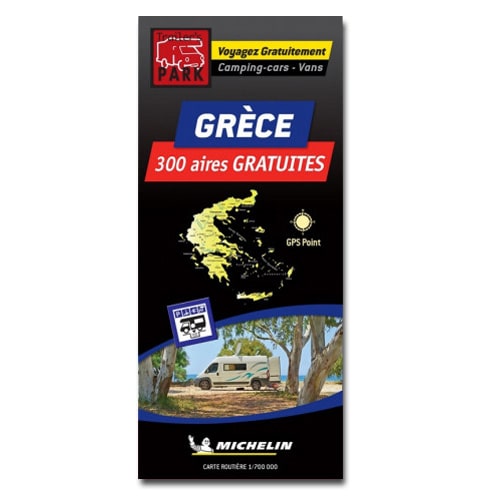 Carte GRCE Aires de CC et parkings gratuits