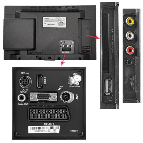 TV HD Digihome 49cm S2 compatible satellite