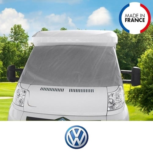  Pare-Soleil pour Pare-Brise de Camping Car, Pare-Brise de  Anti-UV, Protection Solaire Pare-Brise Remplacement pour VW T5 T6, Ensemble  de Pare-Soleil Pliable avec Sac de Rangement