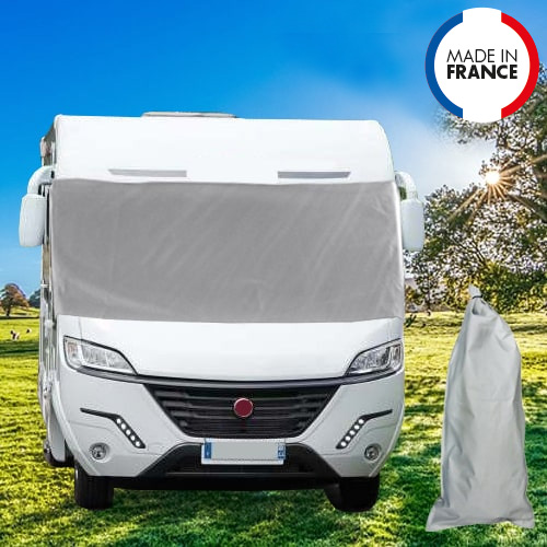 Pare-soleil universel Supra intégral HINDERMANN - volet extérieur pare-brise  camping-car - H2R Equipements