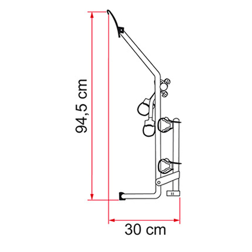 Porte-vlos FIAMMA VW T3 - T25 