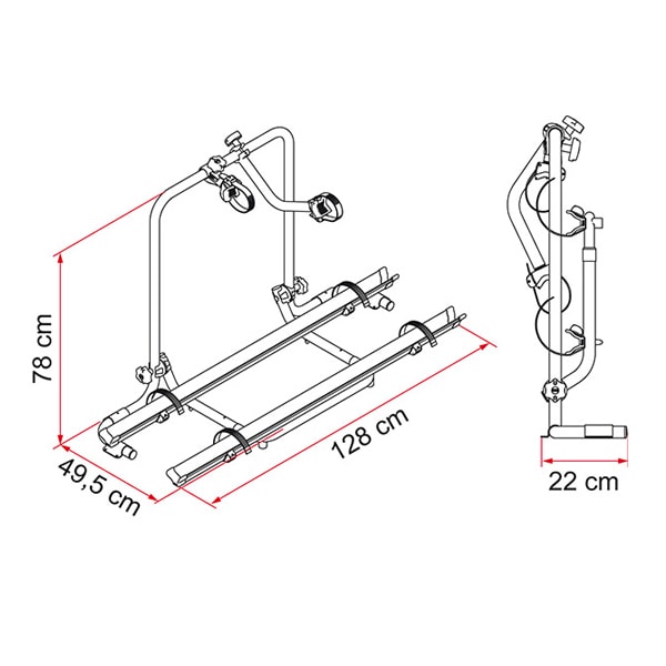 Porte vlos Fiamma Garage Plus 