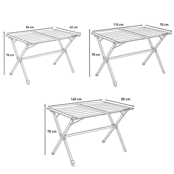 Table de camping Aluminium Trigano