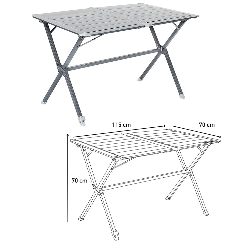 Table de camping Aluminium Trigano