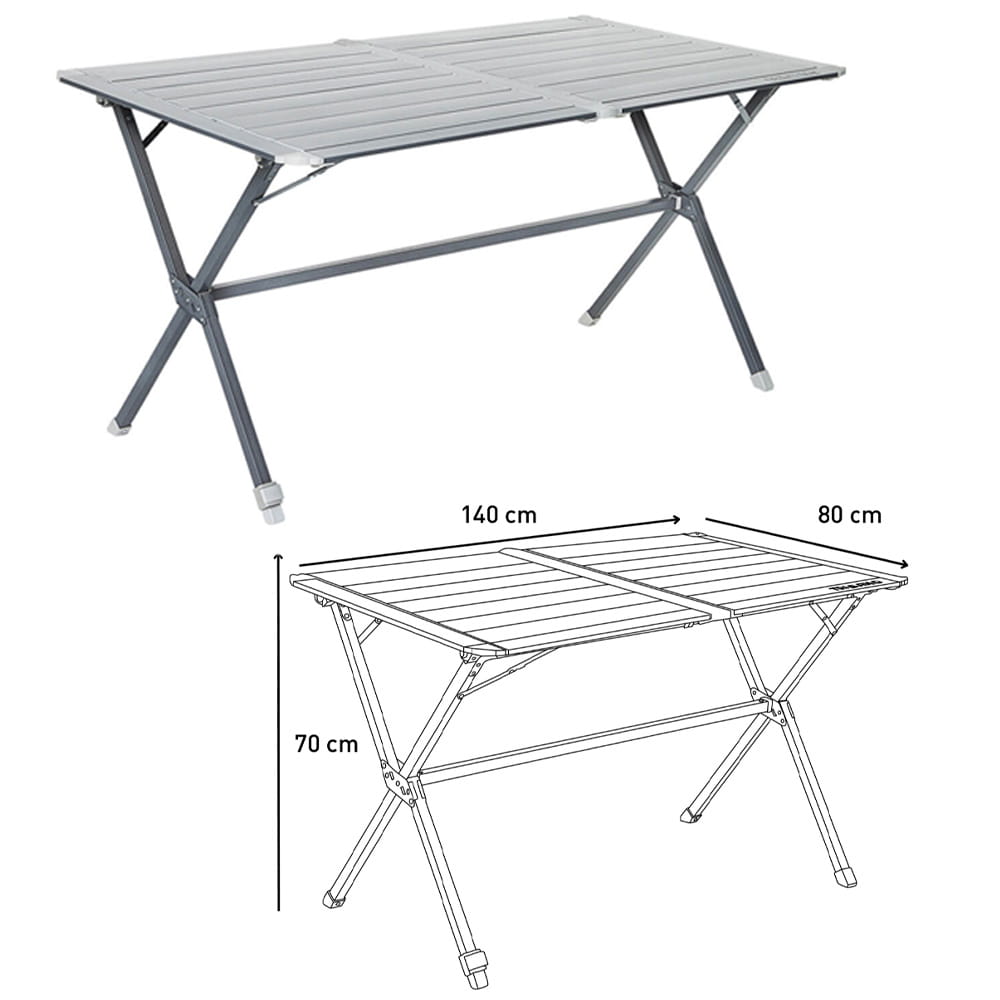 Table de camping Aluminium Trigano