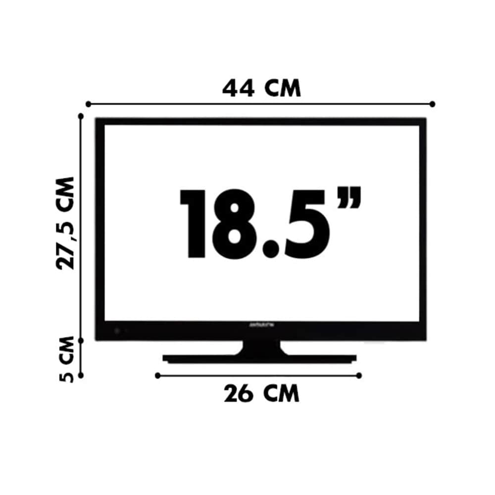 TV LED HD Lecteur DVD 48 cm 18,5 pouces ANTARION