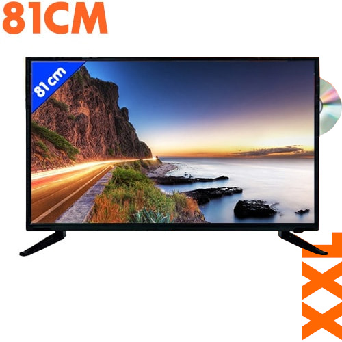TV HD LED DVD T2 81cm Antarion