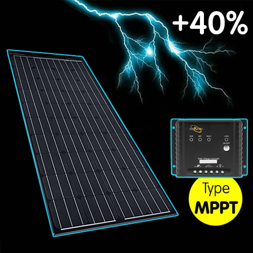 Panneau solaire Wing Perc INOVTECH 130W + MPPT