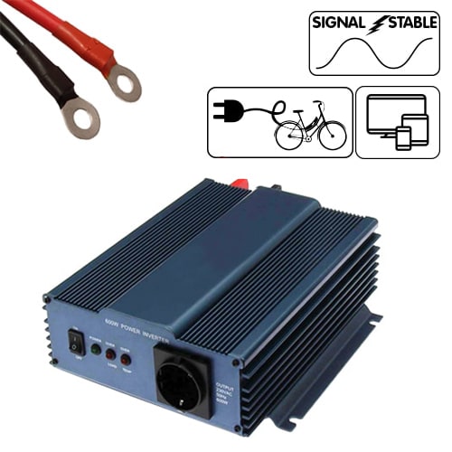 Convertisseur 12V-230V Pur Sinus 600W Elektron